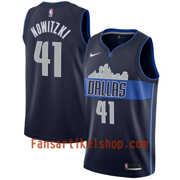 NBA Dallas Mavericks Trikot Dirk Nowitzki 41 Nike 2017-18 marineblau Swingman - Herren NBA Dallas Mavericks Trikot Dirk Nowitzki 41 Nike 2017-18 marineblau Swingman - Herren